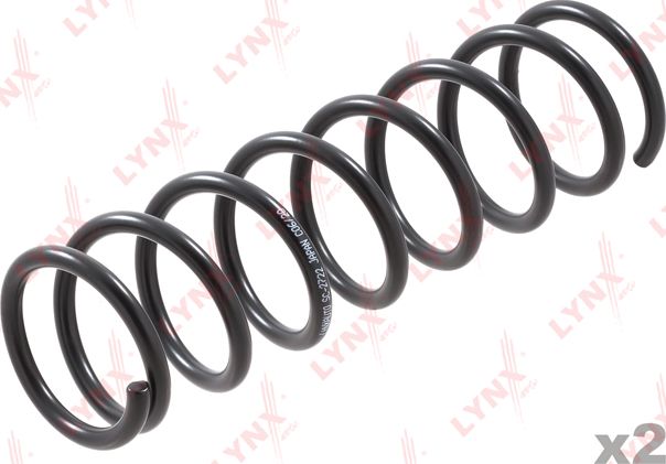 Пружина подвески LYNXauto задняя для Toyota Cynos II (L52, L54) 1995-1999. Артикул SC-2722