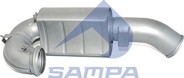 Глушитель Sampa для Volvo  FH II 2012-2026. Артикул 032.081