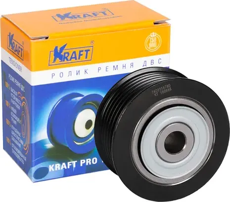 Ролик направляющий приводного ремня (Kraft). Артикул KT100968