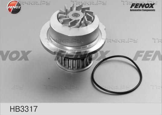 Помпа (водяной насос) Fenox для Opel Corsa C 2000-2009. Артикул HB3317