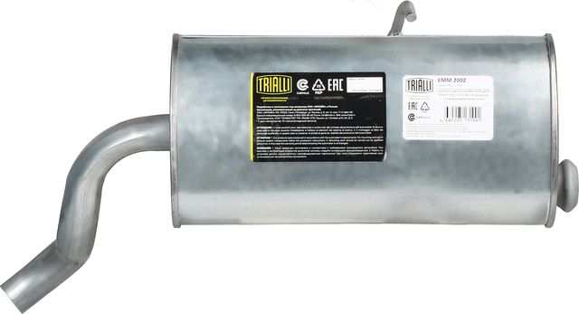 Глушитель (задняя часть) Trialli для Peugeot Partner I 1996-2015. Артикул EMM 2002