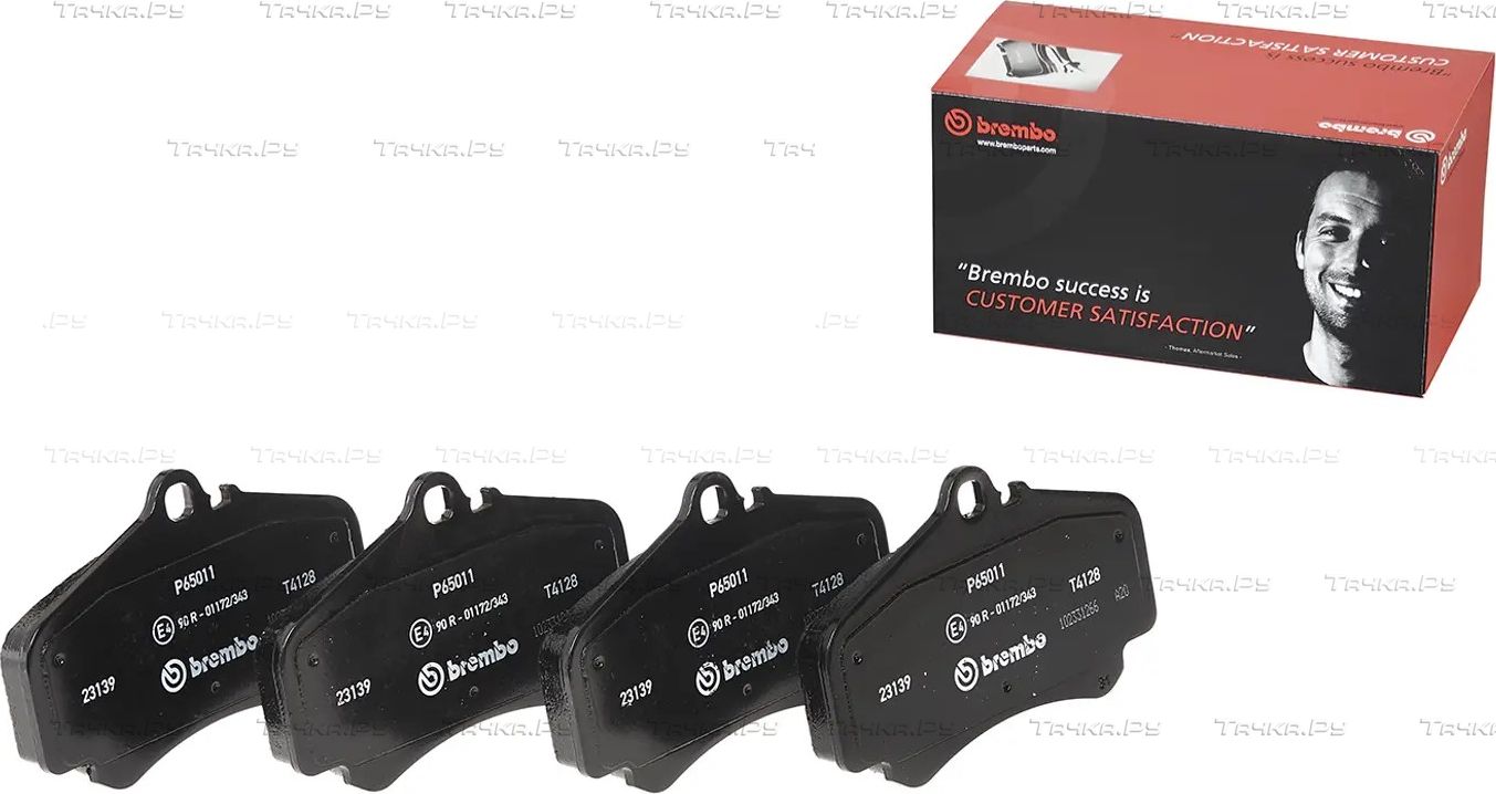 Тормозные колодки Brembo PRIME LINE передние для Porsche 911 V (996) 1997-2005. Артикул P 65 011