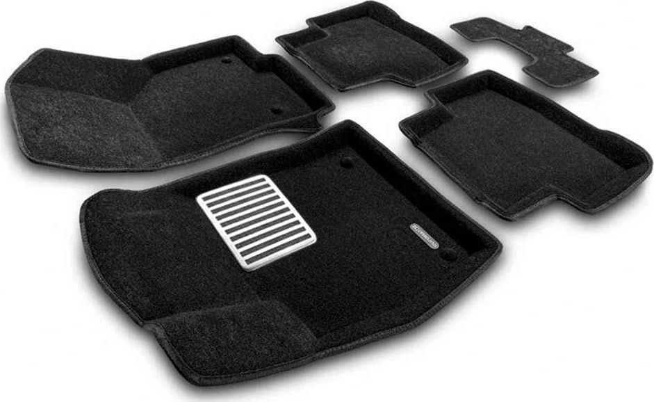 Коврики текстильные Euromat 3D Lux для салона Jetta VS5 2019-2026. Артикул EM3D-005451