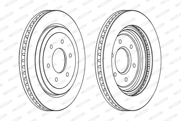 Тормозной диск Ferodo Premier. Артикул DDF1611