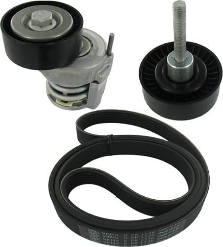 Приводной ремень поликлиновой с роликами (комплект) SKF. Артикул VKMA 31047