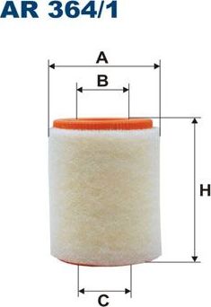 Воздушный фильтр Filtron для Smart Roadster W452 2003-2005. Артикул AR 364/1