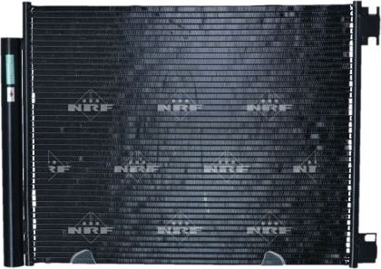 Радиатор кондиционера (конденсатор) NRF EASY FIT для Renault Grand Scenic IV 2016-2026. Артикул 350393