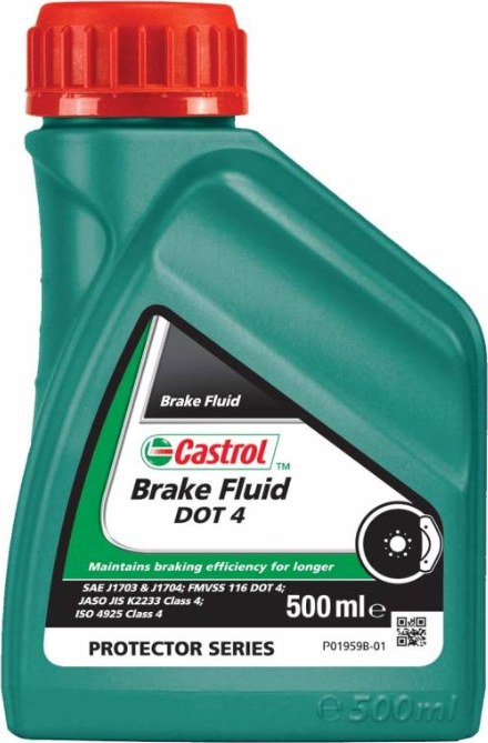 Castrol Brake Fluid Dot-4 0.5л. Тормозная жидкость. Артикул 15CD18