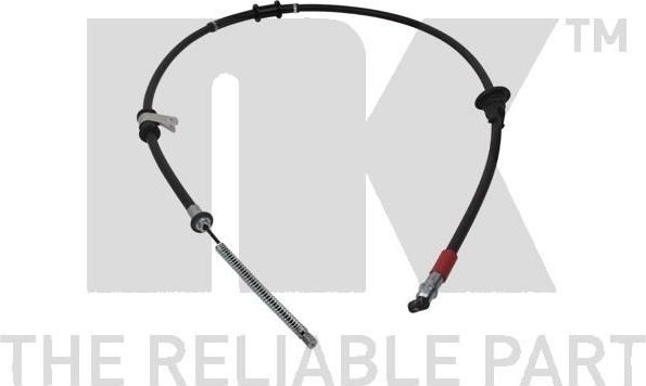 Трос ручника (тросик ручного тормоза) NK. Артикул 903035