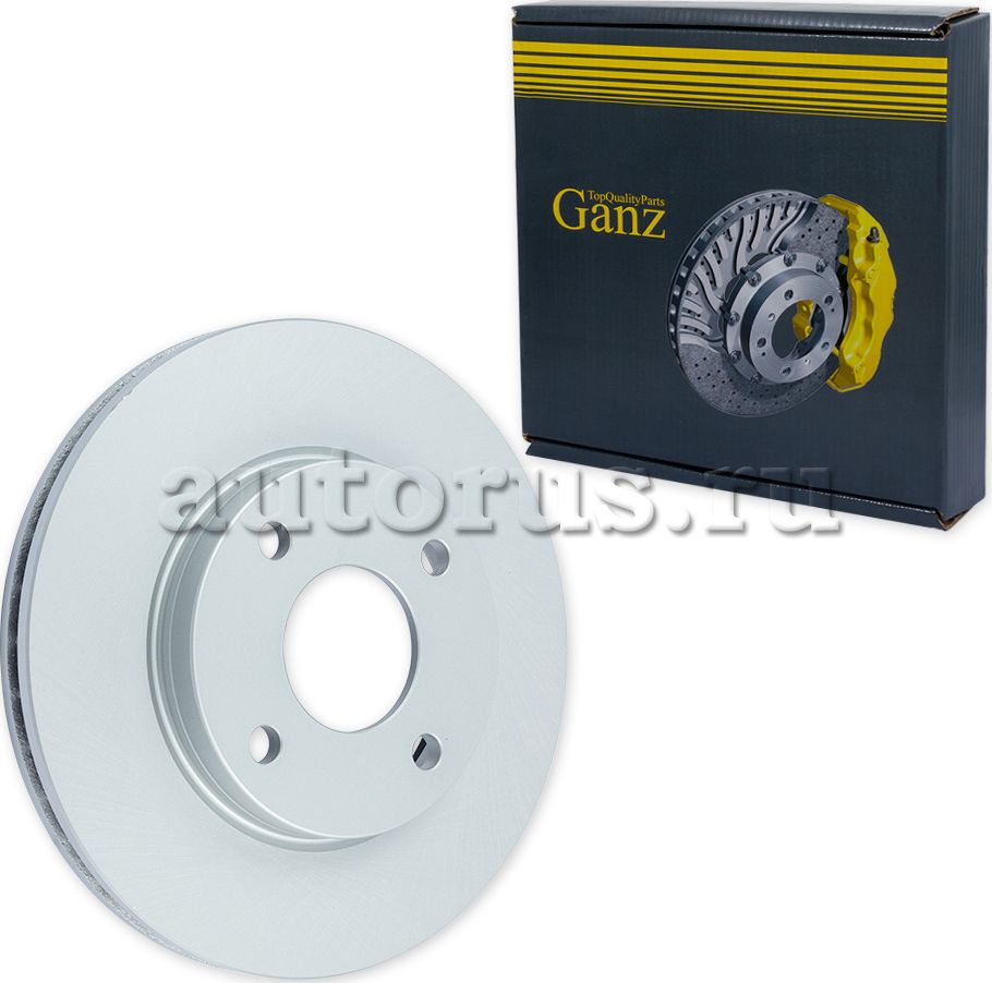 Диск тормозной передний с покрытием (Ganz). Артикул GIJ10129