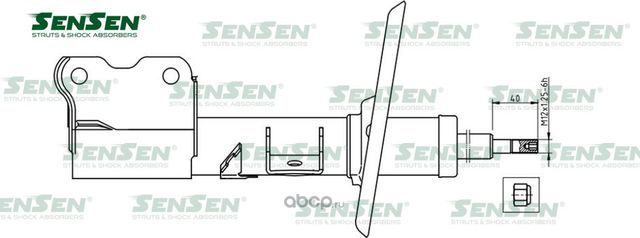 АМОРТ. ПЕРЕД. ЛЕВ. ГАЗ NISSAN MURANO (Sensen). Артикул 42141692