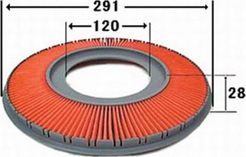 Воздушный фильтр JS Asakashi. Артикул A451J