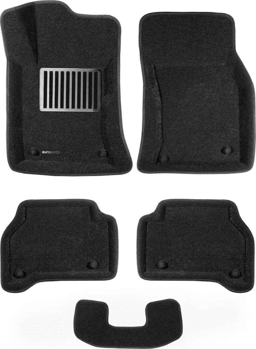 Коврики текстильные Euromat 3D Lux для салона Jaguar XE 2016-2026 БЕЖЕВЫЕ. Артикул EM3D-002752T