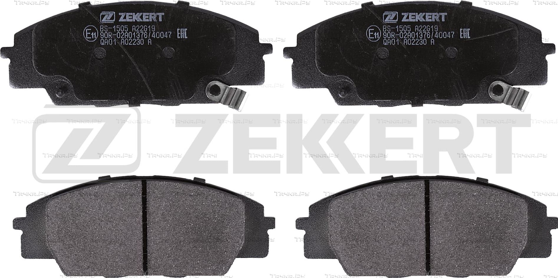 Тормозные колодки Zekkert передние для Honda Civic VII 2001-2005. Артикул BS-1505