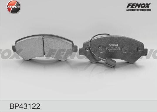 Тормозные колодки Fenox. Артикул BP43122
