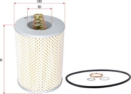 Масляный фильтр Sakura. Артикул O-5303