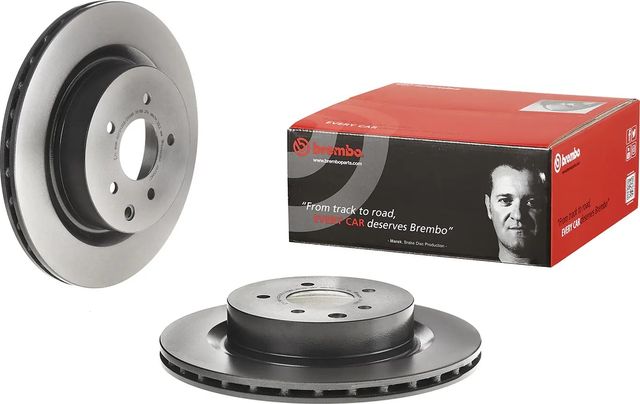 Тормозной диск Brembo UV Coated задний для Nissan Skyline IX (R33) 1994-1999. Артикул 09.7356.21