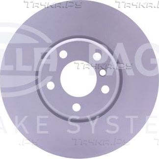 Тормозной диск Hella PRO передний левый для BMW 5 VI (F10/F11/F07) 2009-2017. Артикул 8DD 355 119-261