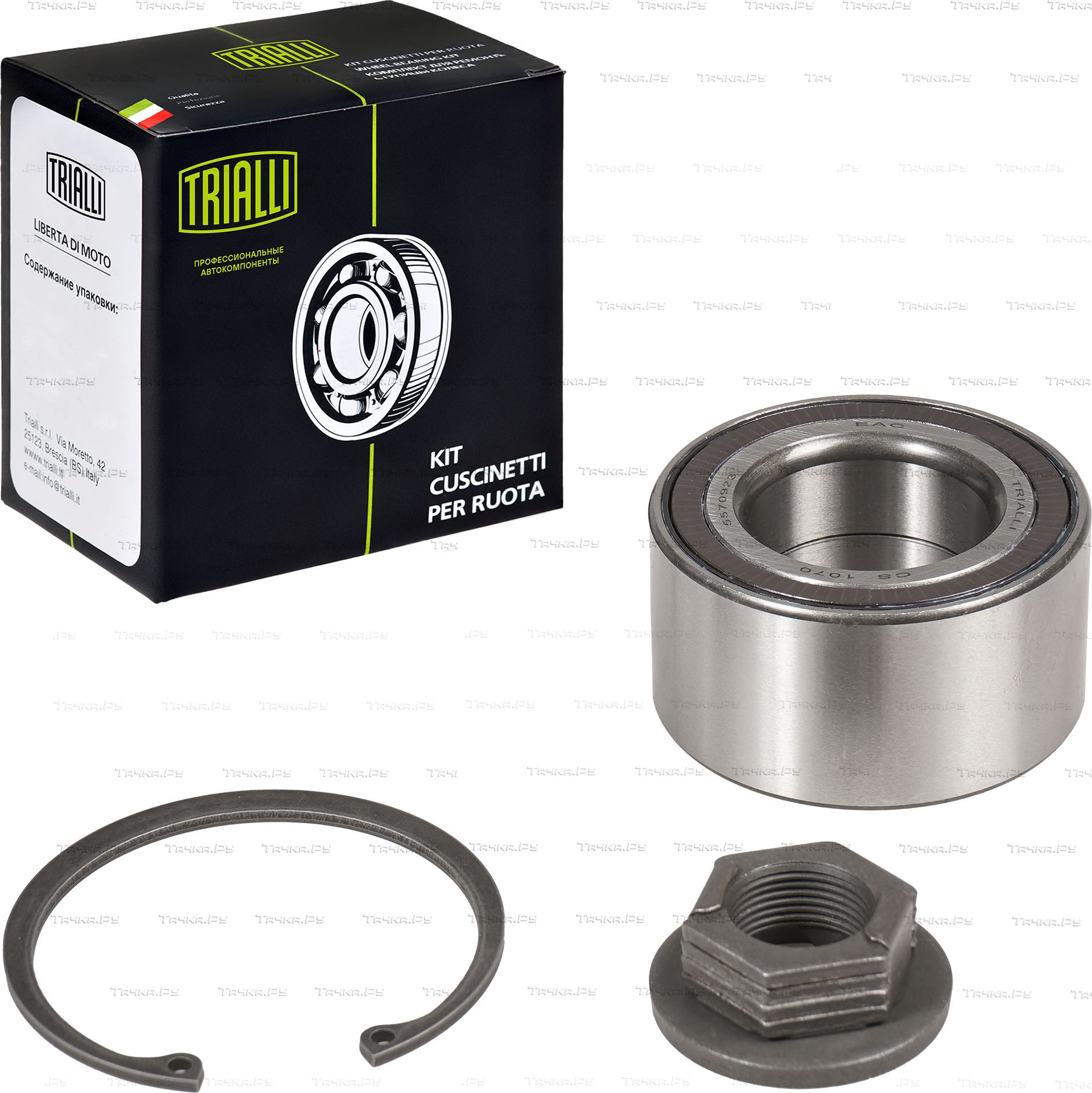 Ступичный подшипник (комплект) Trialli передний для Ford Fiesta V 2001-2008. Артикул CS 1070