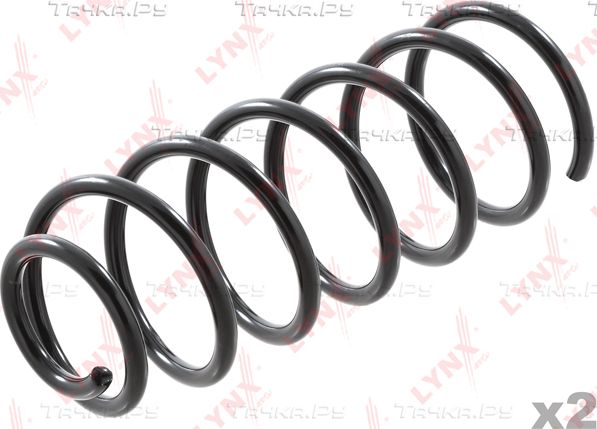 Пружина подвески LYNXauto передняя для Volkswagen Passat B3 1991-1997. Артикул SC-2068