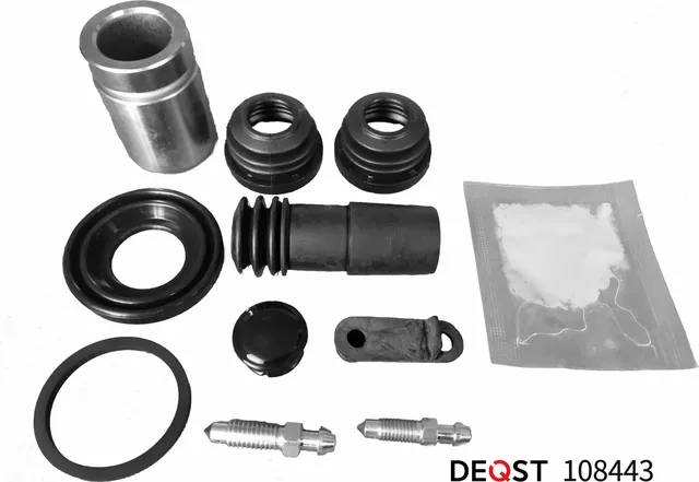 108443_Ремкомплект тормозного суппорта с поршнем заднего (поршень O 33mm, суппор (Deqst). Артикул 108443