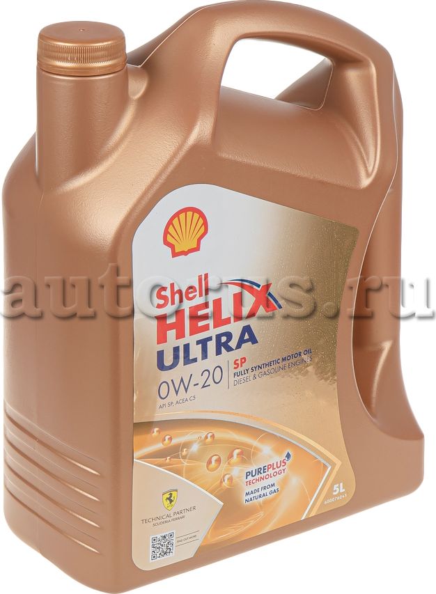 Масло моторное Helix Ultra SP 0w20 5л синтетическое (Shell). Артикул 550063071