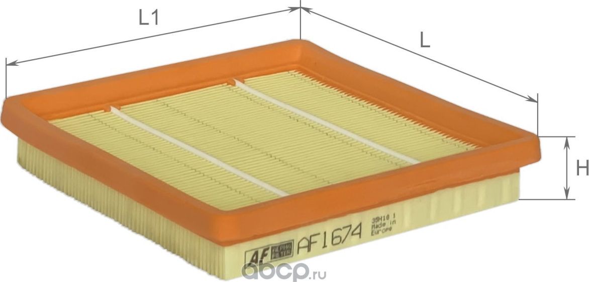 ВОЗДУШНЫЙ ФИЛЬТР (Alpha Filter). Артикул AF1674