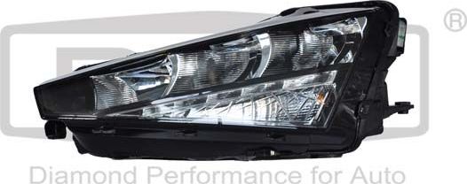 Фара передняя основная DPA левая для Skoda Rapid I 2012-2019. Артикул 99411833902