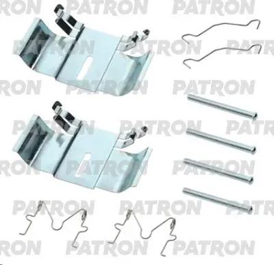 Комплект монтажный тормозных колодок (Patron). Артикул PSRK1201