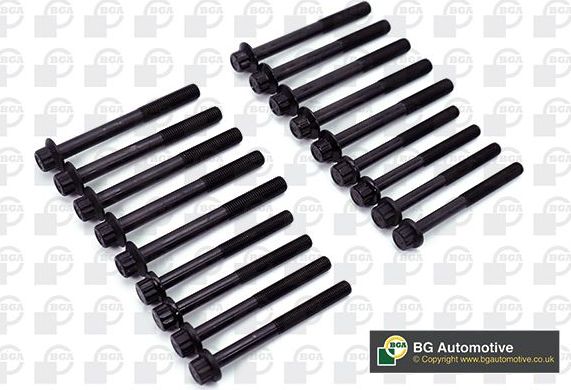 Комплект болтов ГБЦ BGA для Mazda MPV I (LV) 1996-1999. Артикул BK4351