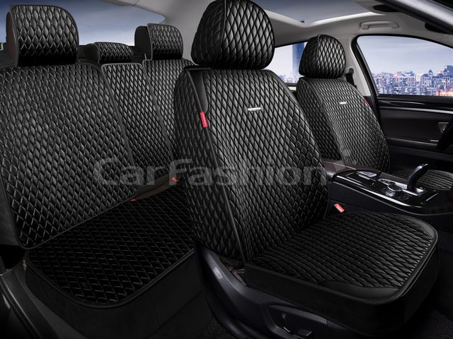 Накидки универсальные CarFashion SherIiff Plus для авто, цвет Черный/Черный. Артикул 27329