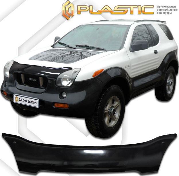 Дефлектор СА Пластик для капота (Classic черный) Isuzu VehiCross 1997-2001. Артикул 2010010109196