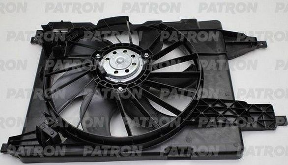 Вентилятор радиатора двигателя Patron для Renault Scenic II 2003-2009. Артикул PFN143