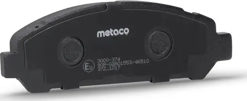 Колодки тормозные передние к-кт TOYOTA VENZA (2009>) (Metaco). Артикул 3000374