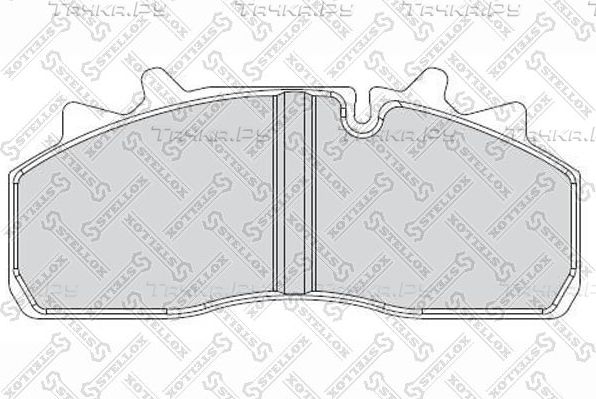 Тормозные колодки Stellox передние для DAF LF 2013-2026. Артикул 85-01424-SX