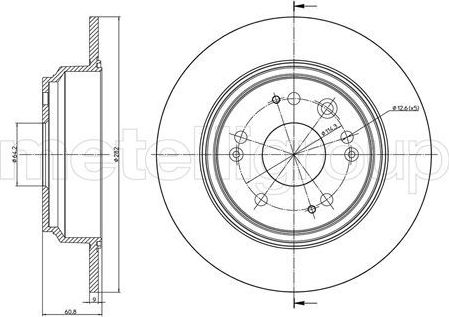 Тормозной диск Trusting. Артикул DF1105