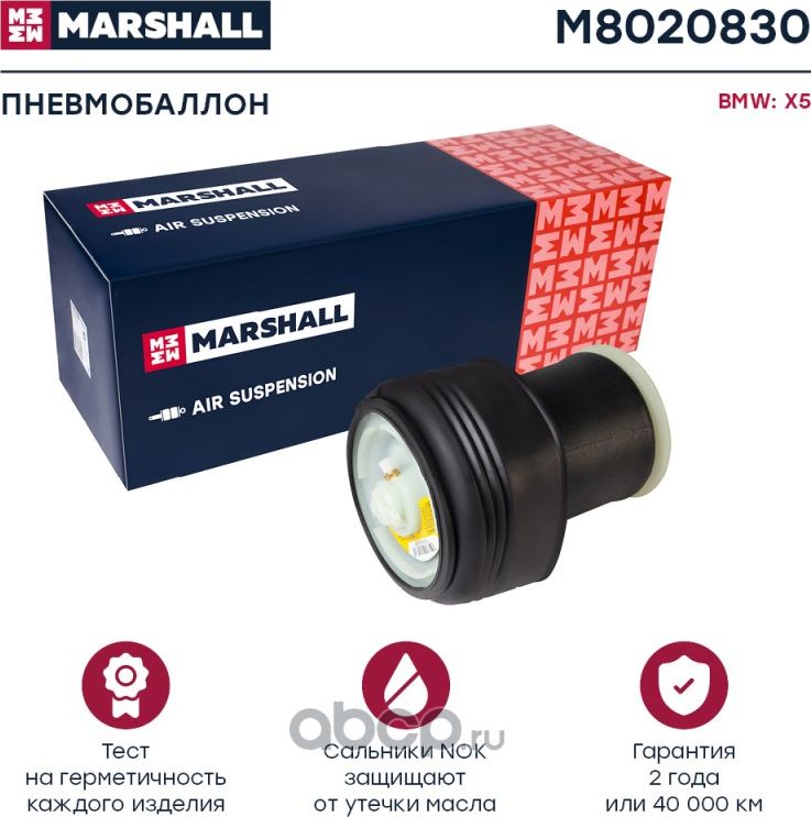 Пневмобаллон BMW X5 E70 07-13, X6 E71 09-14 задн. (Marshall). Артикул M8020830