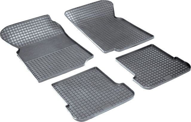 Коврики резиновые Seintex с узором сетка для салона Chery Amulet А15 2006-2010. Артикул 00440