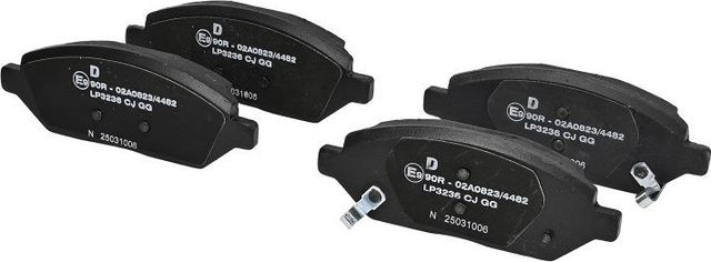 Тормозные колодки Delphi (Low-Metallic) передние для Opel Karl 2015-2019. Артикул LP3236