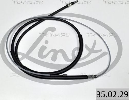 Трос ручника (тросик ручного тормоза) Linex. Артикул 35.02.29