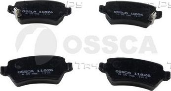 Тормозные колодки OSSCA задние для Chevrolet Viva 2003-2008. Артикул 11826