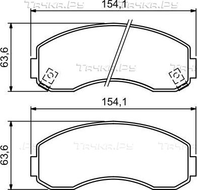 Тормозные колодки Bosch. Артикул 0 986 494 314