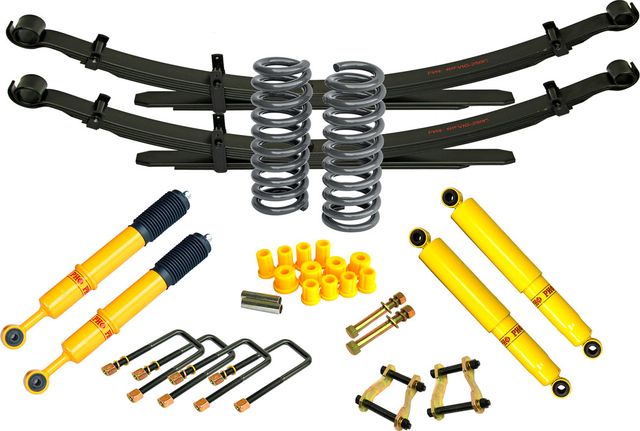 Лифт-комплект РИФ жесткий для Toyota Hilux 2015-2025, лифт 45 мм, нагрузка передних пружин + 100 кг, задних рессор до +0-400 кг. Артикул RIF-REV-C