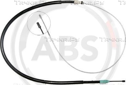Трос ручника (тросик ручного тормоза) ABS. Артикул K16806