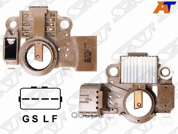 Регулятор напряжения генератора MITSUBISHI OUTLAND (SAT). Артикул ST1800A087