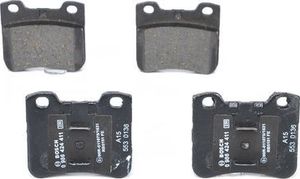Тормозные колодки Bosch (Low-Metallic) передние для Citroen Saxo 1996-2003. Артикул 0 986 424 411