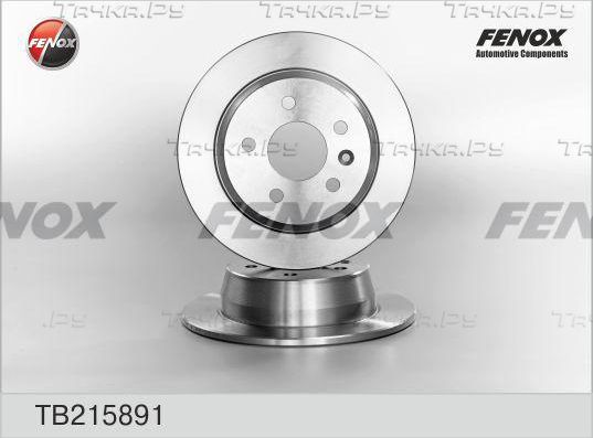 Тормозной диск Fenox. Артикул TB215891