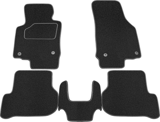 Коврики Rezkon ворсовые Стандарт для салона Skoda Octavia А5 2009-2013. Артикул 2030010100