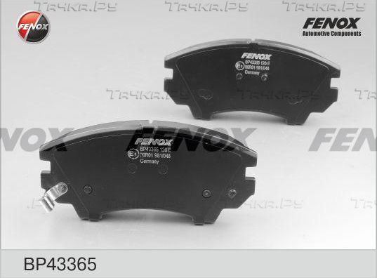 Тормозные колодки Fenox передние для Opel Cascada 2013-2019. Артикул BP43365