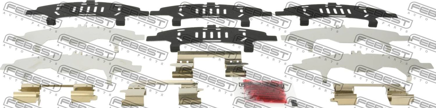 МОНТАЖНЫЙ КОМПЛЕКТ ДЛЯ ДИСКОВЫХ КОЛОДОК, ШТ Febest. Артикул 0203-T31F